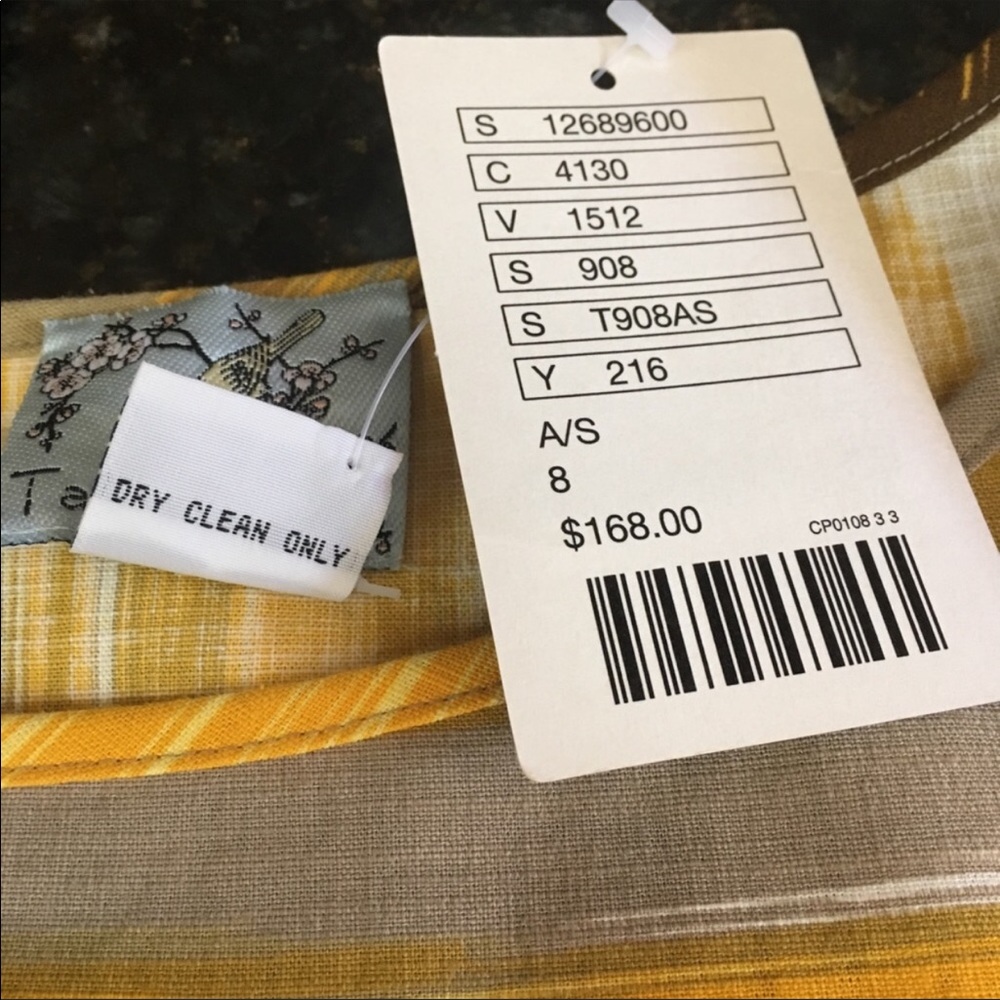 Anthropologie Tabitha Modern Fall Plaid Dress NWT - Picture 5 of 6